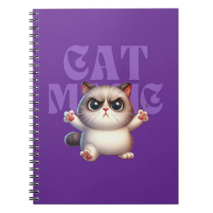 Cuaderno bloc de notas mágico de gato