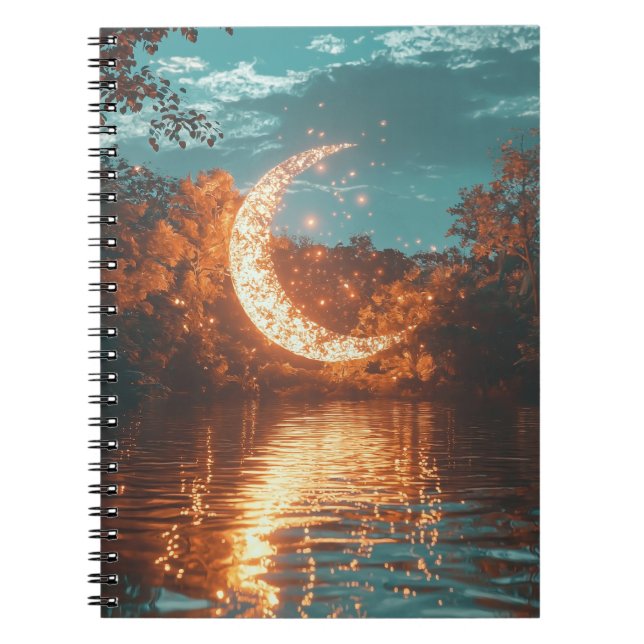 Cuaderno Bloc de notas mágico de media luna (Frente)