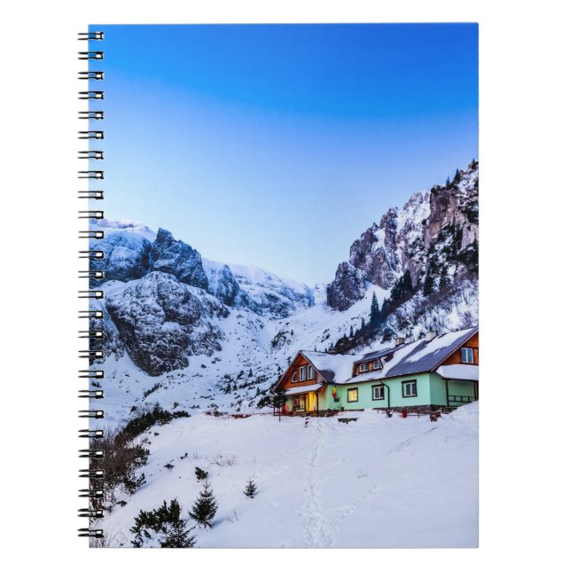 Cuaderno Bloc de notas Malaiesti, montaña de Bucegi (Frente)