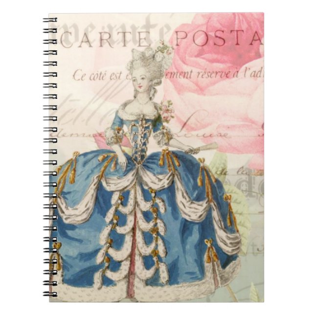 Cuaderno Bloc de notas Marie Antoinette (Frente)