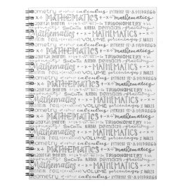 Cuaderno Bloc de notas matemáticas