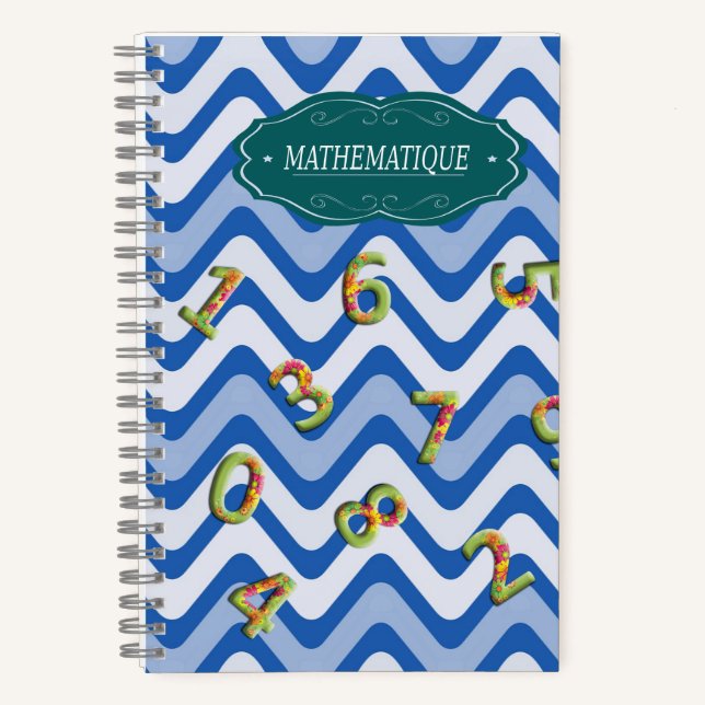 Cuaderno Bloc de notas matemático (Anverso)