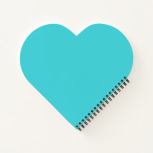 Cuaderno Bloc de notas minimalista y personalizado azul cia