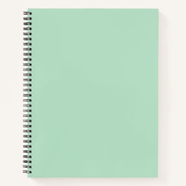 Cuaderno Bloc de notas Mint Green Spiral para notas elegant