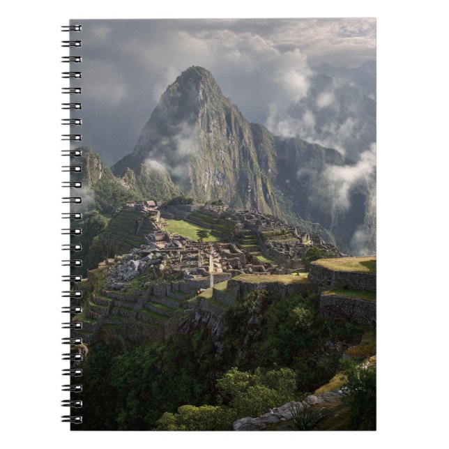 Cuaderno Bloc de notas místico de Machu Picchu (Frente)