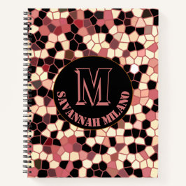 Cuaderno Bloc de notas monograma con nombre personalizado p