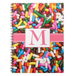 Cuaderno Bloc de notas monogramado Sprinkles