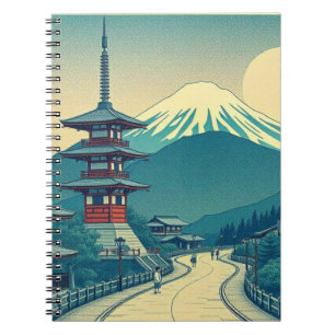 Cuaderno Bloc de notas Monte Fuji