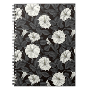 Cuaderno Bloc de notas Moonflowers