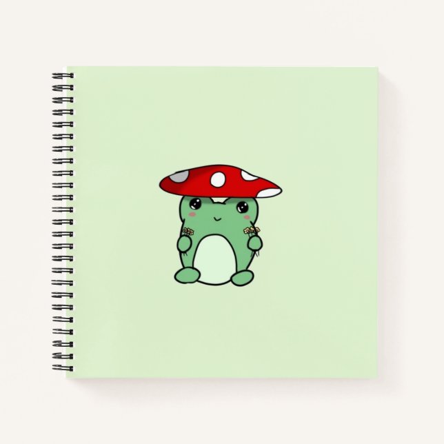 Cuaderno Bloc de notas Mushroom Froggy (Anverso)