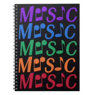 Cuaderno bloc de notas MUSICAL