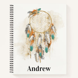 Cuaderno Bloc de notas nativo americano en espiral