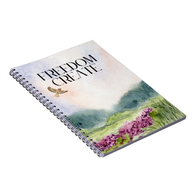 Cuaderno bloc de notas natural (Lado Derecho)