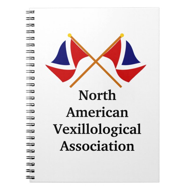 Cuaderno Bloc de notas NAVA Crossed Flags (Frente)