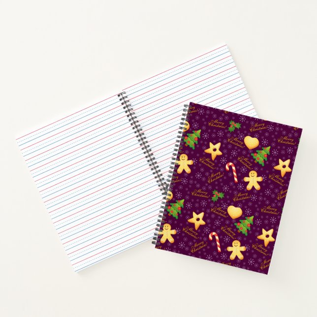 Cuaderno Bloc de notas navideñas de Feliz (Interior)