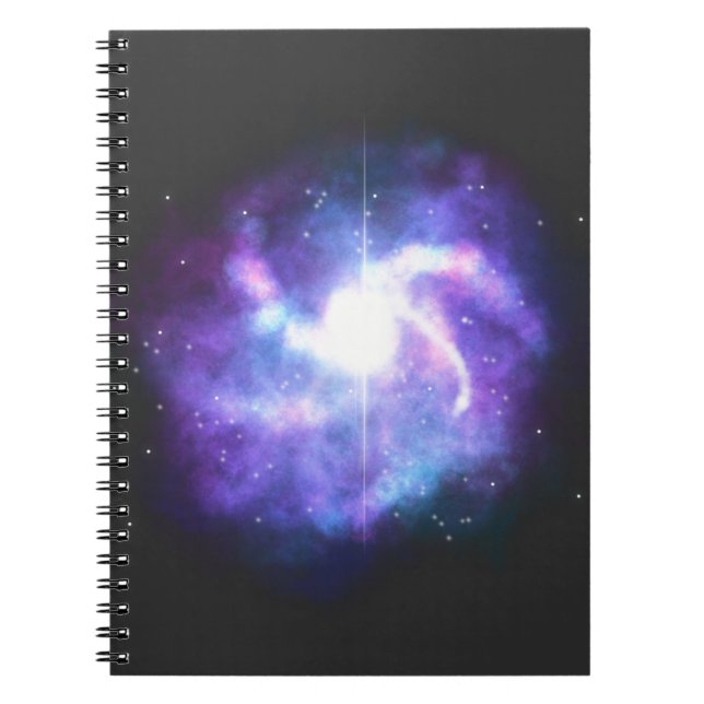 Cuaderno Bloc de notas Nebula/Espacio (Frente)