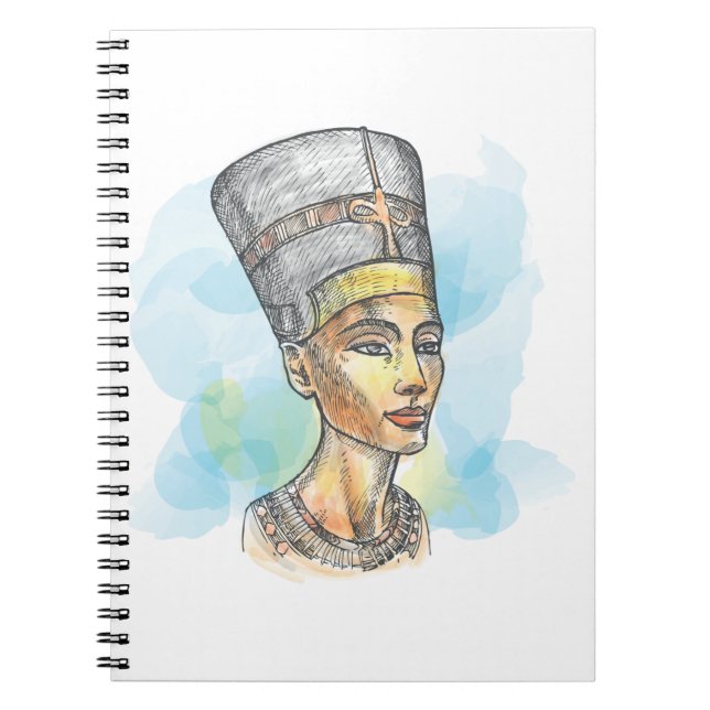 Cuaderno Bloc de notas Nefertiti Ilustracion (Frente)