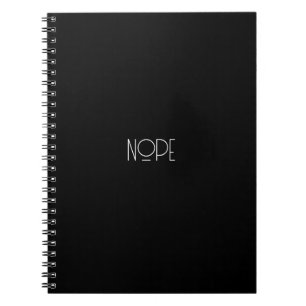 Cuaderno bloc de notas NOPE