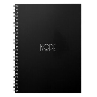 Cuaderno bloc de notas NOPE