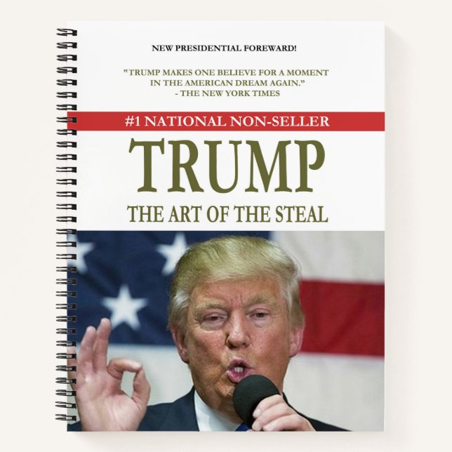 Cuaderno Bloc De Notas "Notes Of A Stable Genius" (Anverso)