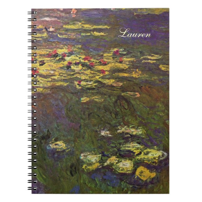 Cuaderno Bloc de notas Nympheas (Frente)