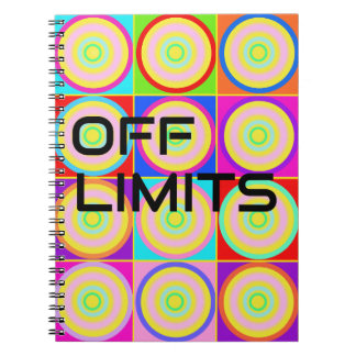 Cuaderno Bloc de notas "Off Limits"