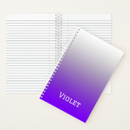 Cuaderno Bloc de notas Ombre