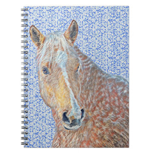 Cuaderno Bloc de notas Palomino Horse Vintage Blue Journal