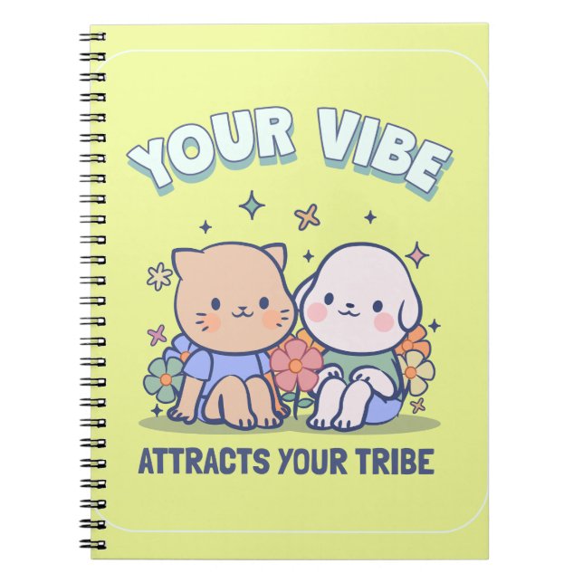 Cuaderno Bloc de notas para animales personalizados (Frente)