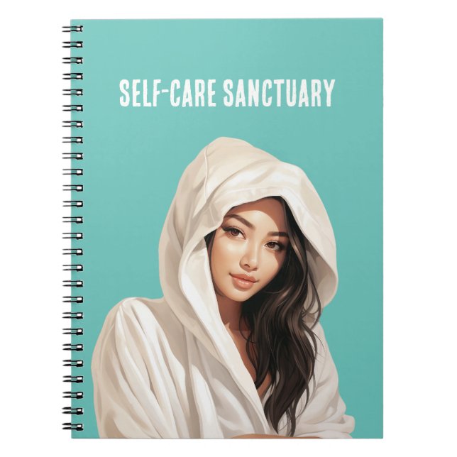 Cuaderno Bloc de notas para autocuidado (Frente)