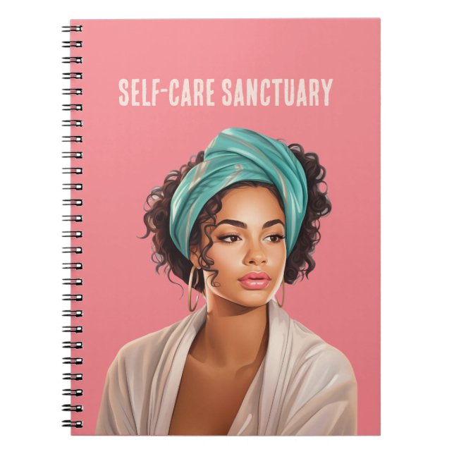 Cuaderno Bloc de notas para autocuidado (Frente)