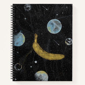 Cuaderno Bloc de notas para banana espacial