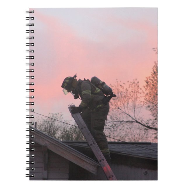 Cuaderno bloc de notas para bomberos (Frente)