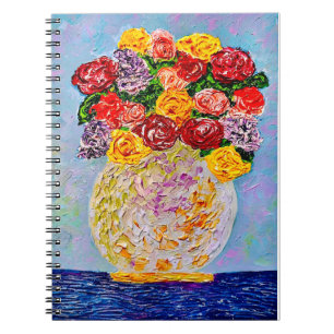 Cuaderno Bloc de notas para Bouquet de época antigua