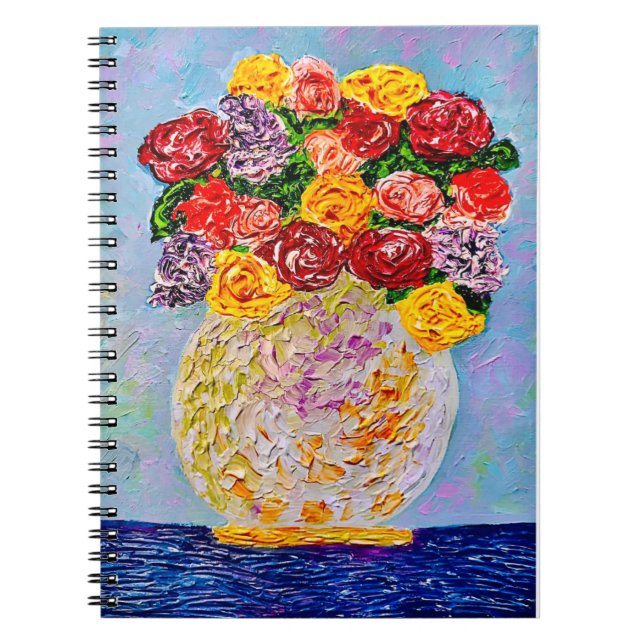 Cuaderno Bloc de notas para Bouquet de época antigua (Frente)