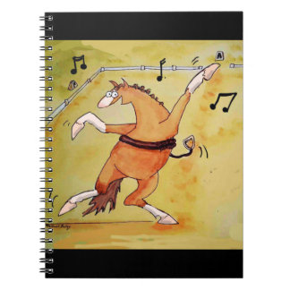 Cuaderno Bloc de notas para caballos con bailes de avena es