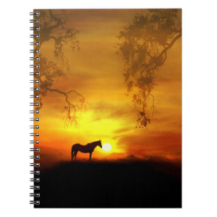 Cuaderno Bloc de notas para caballos del suroeste