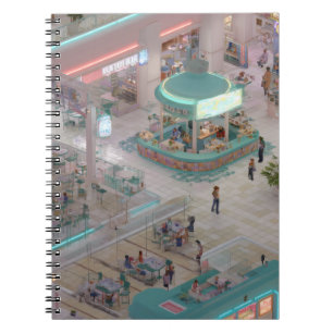 Cuaderno Bloc de notas para cafeterías de Pastel Estético