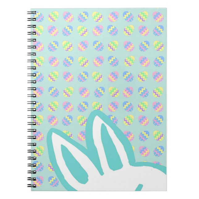 Cuaderno Bloc de notas para conejo de Pascua: Stuffer de ce (Frente)
