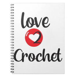 Cuaderno bloc de notas para crochet de amor 2