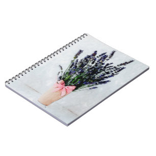 Cuaderno Bloc de notas para cubrecamas de agua de lavanda