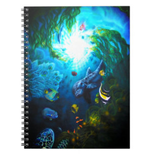 Cuaderno Bloc de notas para delfines oceánicos