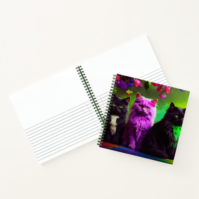 Cuaderno Bloc de notas para el amante de los gatos (Interior)