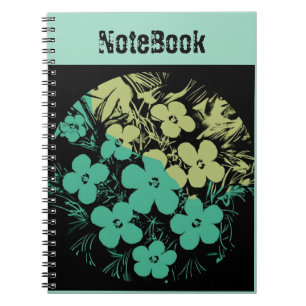 Cuaderno Bloc de notas para el baño nocturno tropical