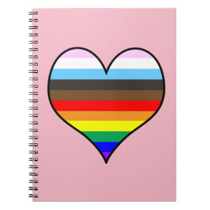 Cuaderno Bloc de notas para el corazón del arco iris