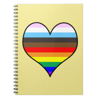 Cuaderno Bloc de notas para el corazón del arco iris