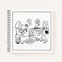 Bloc de notas para el cuidado de animales Vets