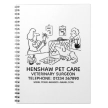 Bloc de notas para el cuidado de animales Vets