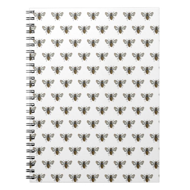 Cuaderno bloc de notas para el enjambre de abejas (Frente)