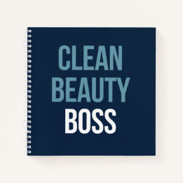 Cuaderno Bloc de notas para el jefe de belleza limpio para